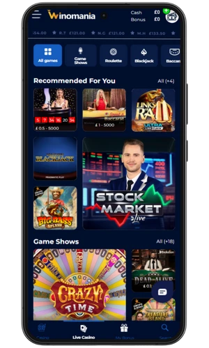 Winomania Live Casino