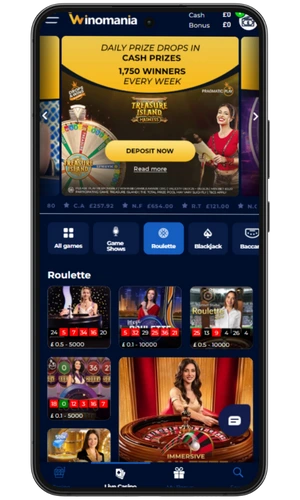 Winomania Roulette Live