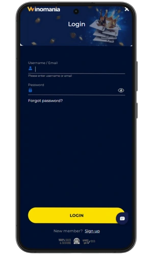 Log In in your account